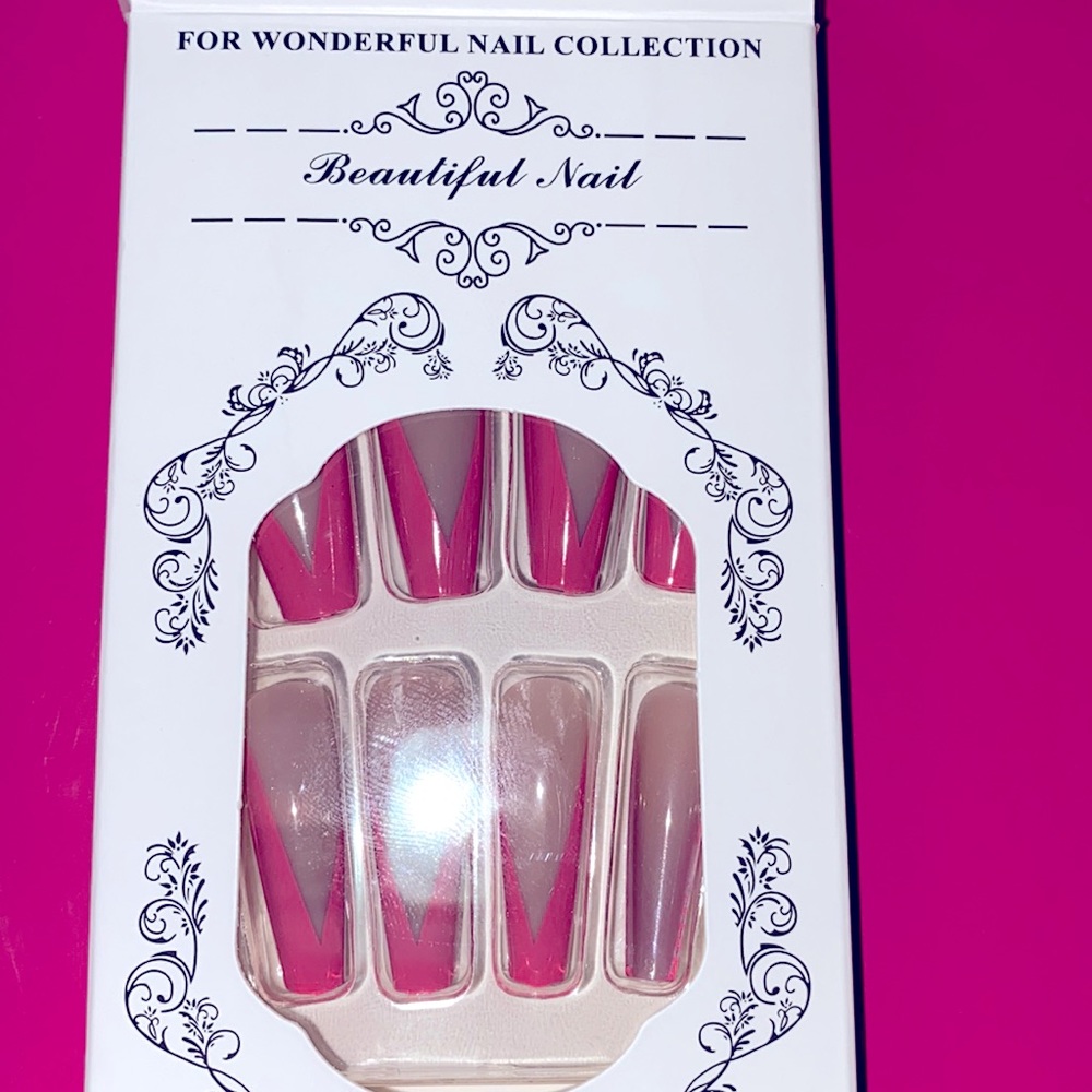 Factory made press on nails